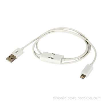 USB Data Sync Charging Cable with Switch from PC or Notebook